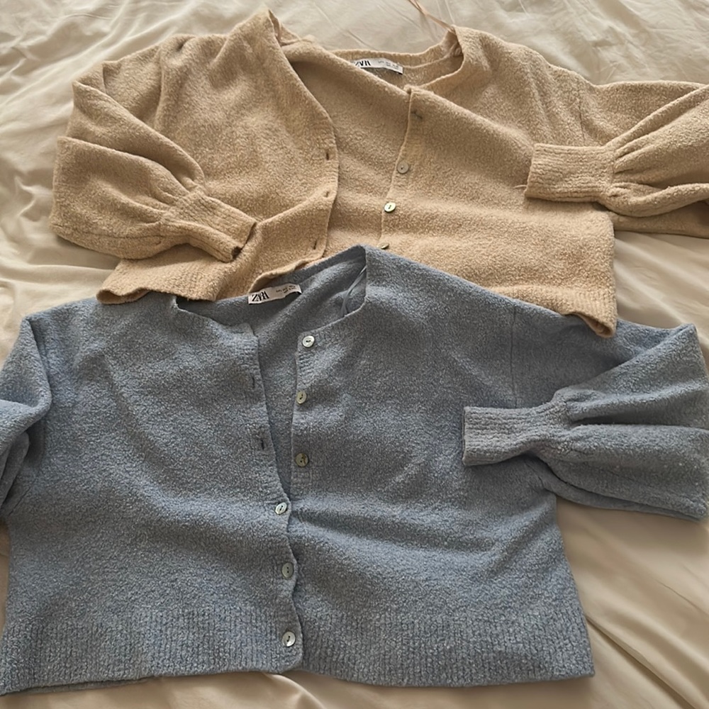 Zara cardigans- two for one!